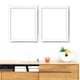 thumbnail image 5 of Marco de fotos 9x7 - Marco de madera para fotos 6x8 con esterilla o 9x7 sin esterilla • Montaje de pared o sobre mesa • Blanco moderno, marrón, caqui, 5 of 6