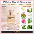 thumbnail image 2 of Seamless Hold White Floral Blossom Jasmine Tuberose Bloom Perfume for Women Parfum | Inspired Luxury Fragrance | Long-Lasting Scent - 1.7 oz (50 ml), 2 of 6
