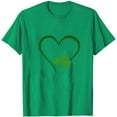 thumbnail image 4 of Qetyuw Women's St Patrick's Day Tops Crew Neck Short Sleeve Summer Casual Tee Shirts Shamrock Love Heart Printed Shirt, 4 of 6