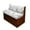 White Marble, variant on Uorisanigo 2 Pcs Tribal Aztec RV Dinette Cushion Covers Elastic Camper Cushion Slipcover Stretch Sofa Furniture ProtectorEasy to Install Machine Washable(1 Bench & 1 Backrest Cover)
