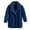 Blue, variant on KAUOD Girls Fuzzy Peacoat Plain Open Front Collar Sherpa Outwear Kids Toddler Winter Padded Fleece Warm Coats with Pockets