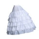thumbnail image 5 of Crinolina enagua blanca bridal crinoline crinoline subskirt se desliza para eventos vestidos de pelota, 5 of 8