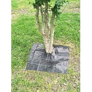 Agfabric 3.2oz Landscape Fabric Durable and Eco-Friendly Weed Barrier, Black, 4' X 4' , 3 pack