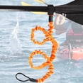 thumbnail image 4 of Cordón del guardián Sharpla para paleta de pesca en espiral portátil estirable Naranja, 4 of 8