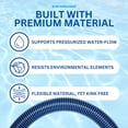 thumbnail image 4 of Swimline Hydrotools Spiral Wound Vacuum Hose for Inground Pools, 1.5" x 35', 4 of 7