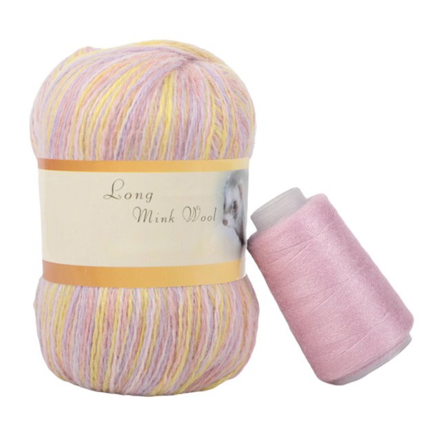 Suéteres de hilo de ganchillo de invierno de hilo ligero para tejer, accesorios para principiantes de tejido de color ligero para niños Inevent HA008797-68