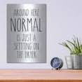 thumbnail image 4 of Luxe Metal Art 'Normal Dryer Setting' by lettered & lined, Metal Wall Art, 12"x16", 4 of 9