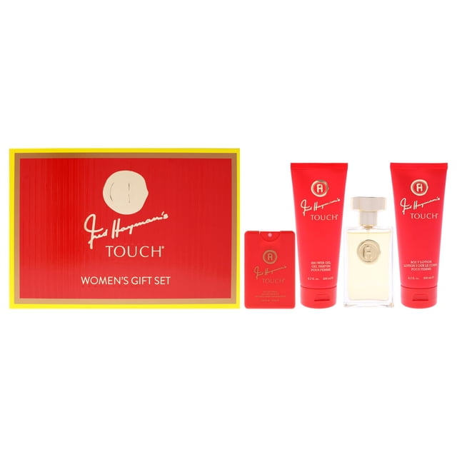 Set de regalo de fragancia Fred Hayman Touch de 4 piezas para mujer