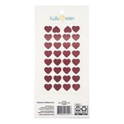 Hello Hobby Stickers Sheet - Holographic Red Hearts