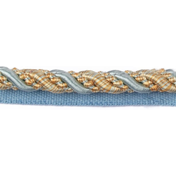 BEL AVENIR 9 Yard Rope Blue 0.6cm Width Twisted Cord Trim DIY Sewing