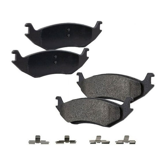 Rear Brake Pad Set - Compatible with 2019 - 2023 Ram 1500 2020 2021 2022