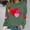 Army Green, variant on Women's Valentines Sweatshirts Plus Size Cute Love Heart Graphic Blouses Long Sleeve Round Neck Shirts Valentine's Day Printed Sweater Pullover Tops