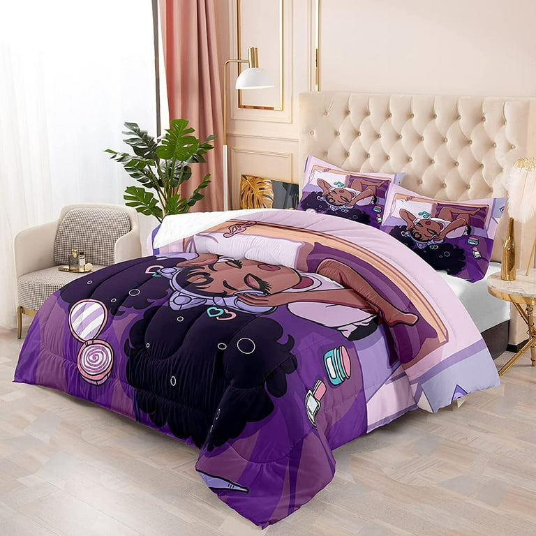 African American Black Girl Comforter Set Twin Size Black Girls
