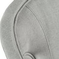 thumbnail image 5 of Upholstered Dining Chair, Modern Counter Stool with Solid Rubber Wood Legs, Swivels 360 Degree Chairs for Home Kitchen Living Room, Light Grey, 5 of 7