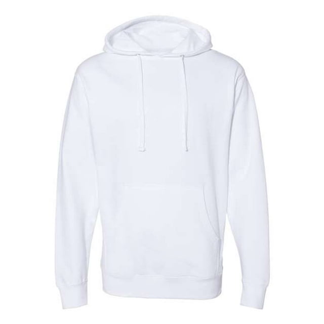 Independent Trading Co. ITC - Sudadera con capucha para hombre, peso medio, color blanco, Compañía de Comercio Independiente SS4500