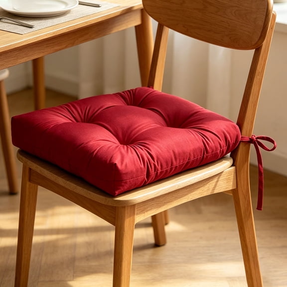 Kugisaki Chair Cushions Thick Seat Cushions Floor Pillow Cushion Breathable Comfort Chair Pads Non Slip Cushion for Chair Tatami Office Patio Car