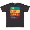 thumbnail image 3 of Inktastic Tumbling Gift Eat Sleep Tumble Repeat T-Shirt, 3 of 5