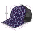 thumbnail image 2 of Zufioo Cell Tower Print Mesh Baseball Cap, Adjustable Sport Travel Hat Accessory for Men and Women, 2 of 7
