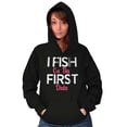 thumbnail image 3 of Fishing Girls Cute Flirty First Date Hoodie Sweatshirt Women Brisco Brands S, 3 of 5