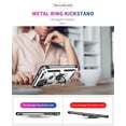 thumbnail image 3 of Allytech Kickstand Case for Moto G Stylus 5G 6.8-Inch, Military Grade Protection Ring Stand Holder Compatible with Car Mount Bumper Defender Case Cover for Motorola G Stylus 5G - Silver, 3 of 6
