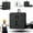 Black, variant on 16-in-1 Power Strip with Switch, 12 AC Outlets & 2 USB-C, 2 USB-A, 6.6FT Extension Cord with Overload Protection, Wide Spaced Outlets for Home, Office, Gaming and Travel