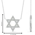 thumbnail image 7 of Fascinating Diamonds Delicate David Star Lab Diamond Pendant, Necklace Pendants, 7 of 7