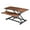 Brown, variant on Height Adjustable Standing Desk 37 Inch, Stand Up Desk Converter, Manual Pneumatic Spring Workstation for Office(Brown)