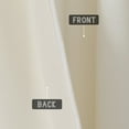 thumbnail image 4 of SMILETIME Ivory White 63in Long Velvet Curtains with Rod Pocket Thermal Insulated Soft Privacy Room Darkening Velvet Drapes for Bedroom and Living Room, Set of 2 Panels, 52 x 63 Inches Long, 4 of 7
