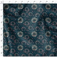 thumbnail image 4 of Soimoi Tissu en Poly Georgette Bleu Couronne & Points Imprimés au Mètre 42 Pouces de Large, 4 of 5