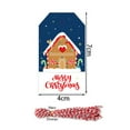 thumbnail image 2 of Christmas Tags with Holes Creative Gift Tags for Celebration Present Holiday 50pcs cotton string, 2 of 8