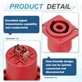 thumbnail image 3 of 5pcs 4 Pole Speaker Jack Twist Lock,1 Inch XLR Speaker Panel Mount,Mixed colors, 3 of 7