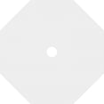 thumbnail image 4 of 40"OD x 4"ID x 14"C x 1"P Logan Architectural Grade PVC Contemporary Ceiling Medallion, 4 of 11