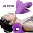 thumbnail image 2 of Neck Shoulder Stretcher Relaxer Massage Pillow Cervical Chiropractic Traction Device For Pain Relief, 2 of 5
