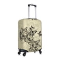thumbnail image 3 of Xecao Vintage Floral print Elastic Luggage Cover, with double-sided print , is perfect for travel, business, and daily use, 3 of 9