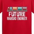 thumbnail image 4 of Inktastic Future Railroad Engineer Train Youth T-Shirt, 4 of 5
