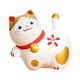 thumbnail image 1 of Figura de gato de la suerte de cerámica, adorno para salpicadero de coche, decoración interior de coche, tamaño pequeño Blanco 2, 1 of 7