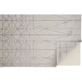 thumbnail image 2 of Feizy Micah Modern Geometric, White/Silver/Gray, 3'11" x 6' Accent Rug Easy Care Stain Resistant Fade Resistant Mid-Century Modern Floor Rug for Living room Bedroom, 2 of 7