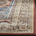 thumbnail image 3 of Safavieh Bijar Collection Traditional Oriental Vintage Area Rug-Color:Royal/Brown,Shape:Square,Size:6'-7" X 6'-7", 3 of 6