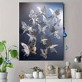 thumbnail image 4 of Qisvanset Butterfly Wall Decor Sticker Style Canvas Wall Art 15.75x11.81 Inches, 4 of 8