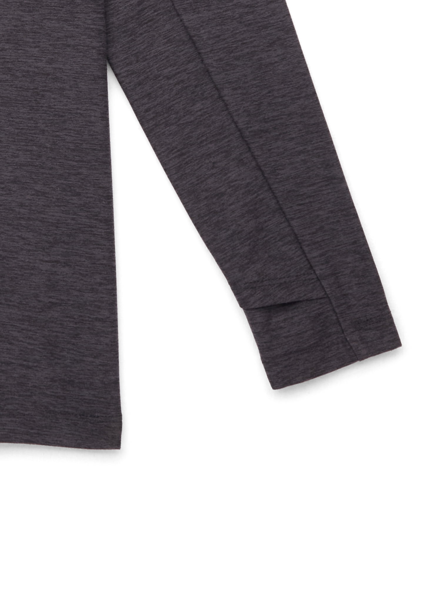 Athletic Works Boys Active Long Sleeve Buttercore Top, Sizes 4-18