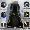 thumbnail image 6 of 60L Travel Hiking Camping Backpack with Rain Cover, Backpack Water Resistant,Climbing Backpack for Men Women, 6 of 13
