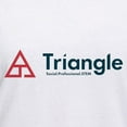 thumbnail image 3 of CafePress - Triangle Tagline Horizontal T Shirt - Womens Cotton V-Neck T-shirt, 3 of 4