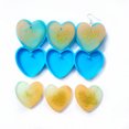 thumbnail image 4 of WINDLAND Heart-shaped Earring Combination Earring Mold Epoxy Resin Jewelry Mold Resin Casting Pendant Mold Suitable for Diy, 4 of 8