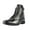 Black, variant on Oyedens Combat Boots for Men Black Leather Lace up Dress Oxfords Ankle Booties Work Riding Short Boots