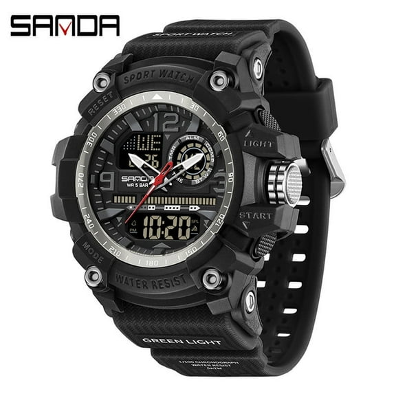 EXPLOJOY Digital Sport Watch – Waterproof Design with Multifunction Display and Alarm Clock