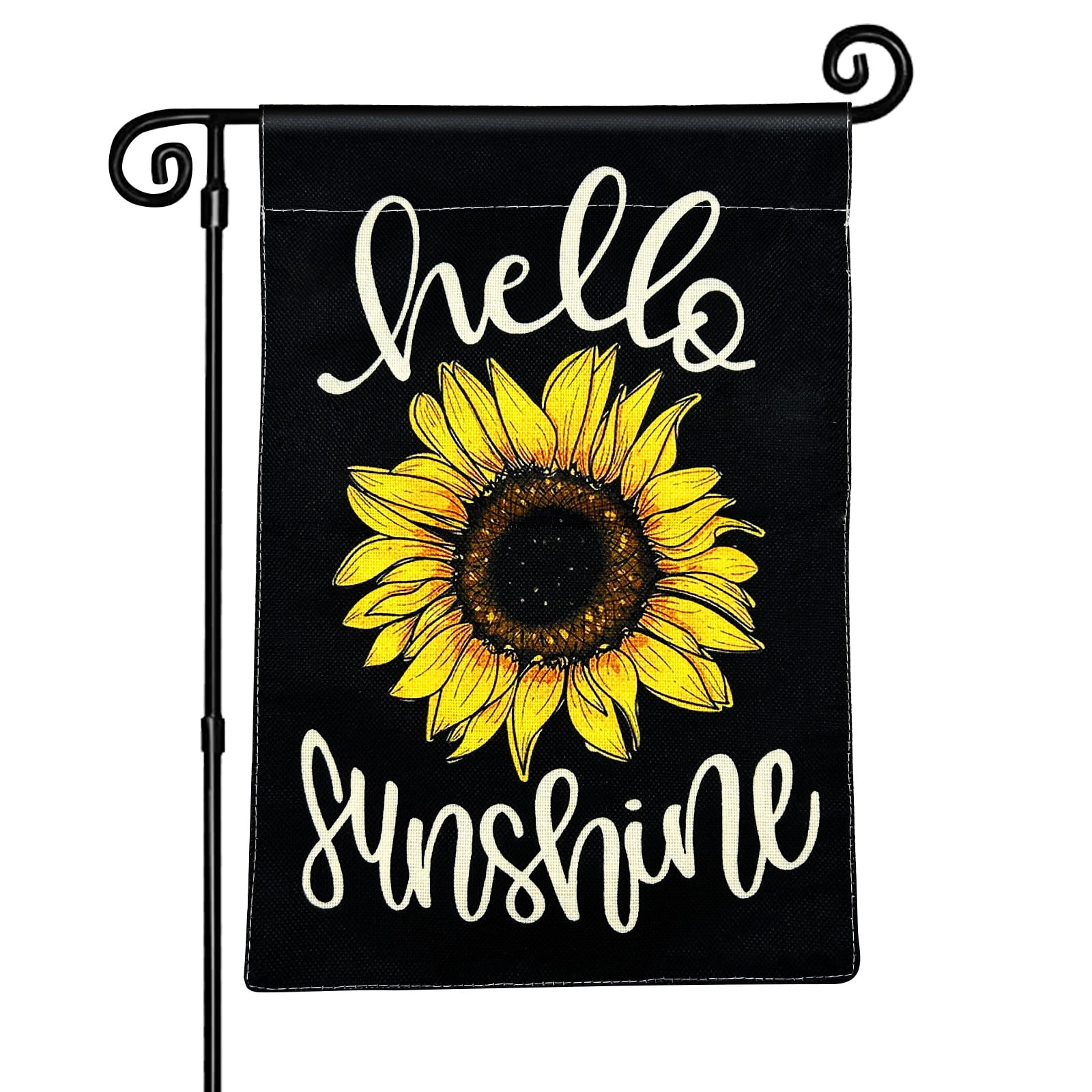 Tenozek Summer Sunflower Garden Flags 12 x 18 Inch Small Double Side