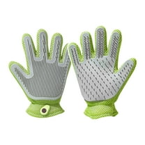 IPEWLEX Deshedding Glove for Dogs Cats - Grooming Mitt Removes Pet Hair & Home Fur, Silicone Bristles Massage Bath Brush - Reduce Shedding, Easy Clean