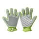 thumbnail image 1 of Mom's Best Guantes de baño y masaje de doble cara para mascotas, cepillo exfoliante corporal, 1 of 3