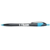 Hub Pen 329SKY-BLUE Javalina Midnight Black Pen - Sky Blue Trim & Blue Ink - Pack of 250