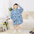 thumbnail image 6 of joogoo Blanket Hoodie for Skier Skating Oversize Sweatshirt 3-14 YR L, 6 of 7